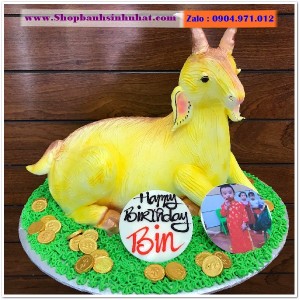 Bánh Sinh Nhật Con Dê - YK27